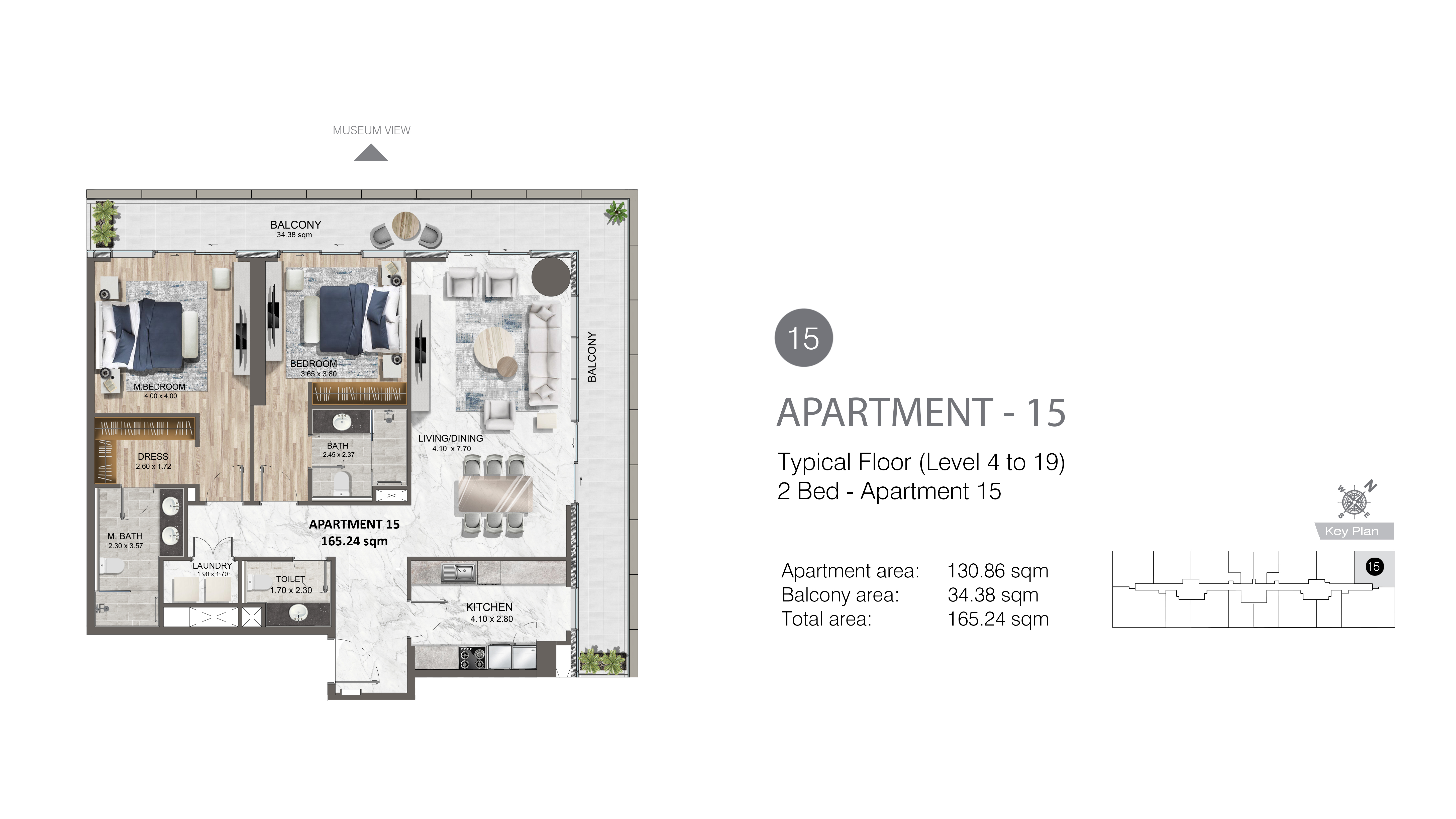 2 BR -15 TYPICAL